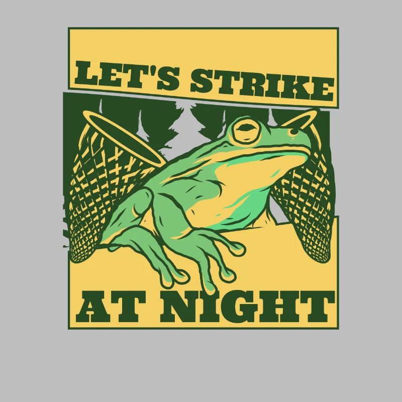 Let's Strike At Night Toad Tadpole Frog