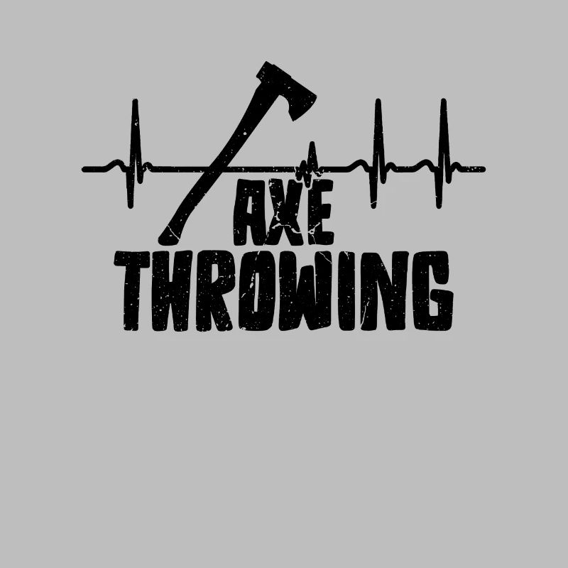 Axe Throwing Heartbeat Loves Throwing Axe Thrower