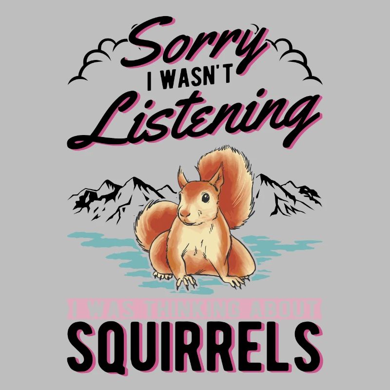 Eichhörnchen Geschenk Grauhörnchen Squirrel