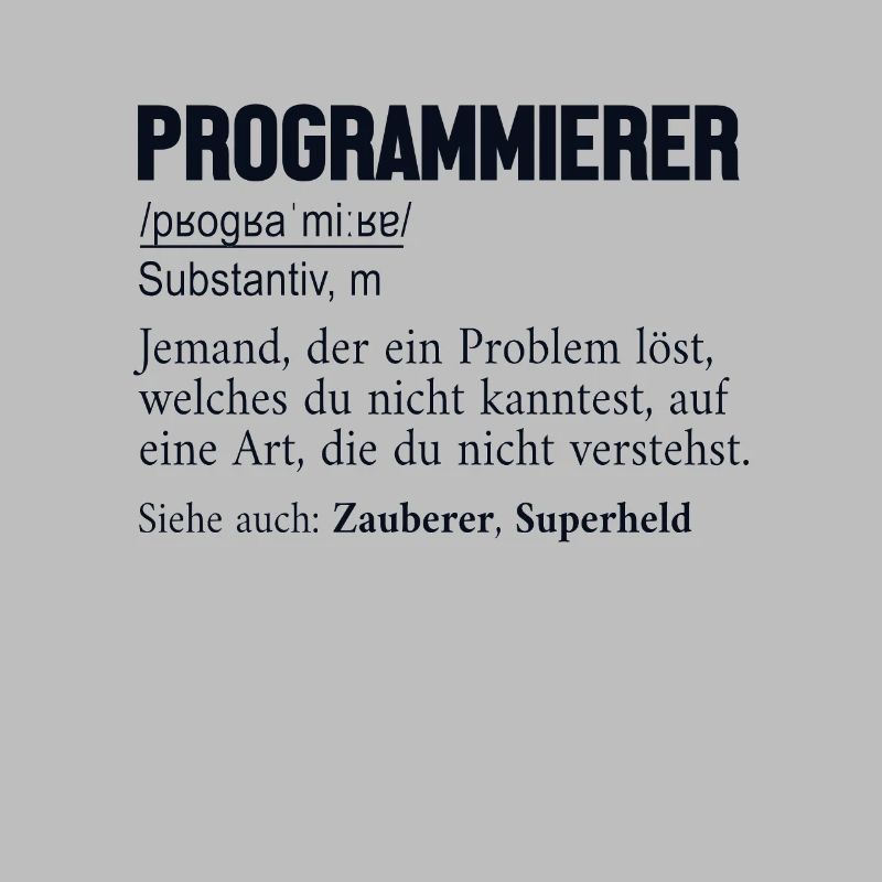 Programmierer Definition Developer Coder