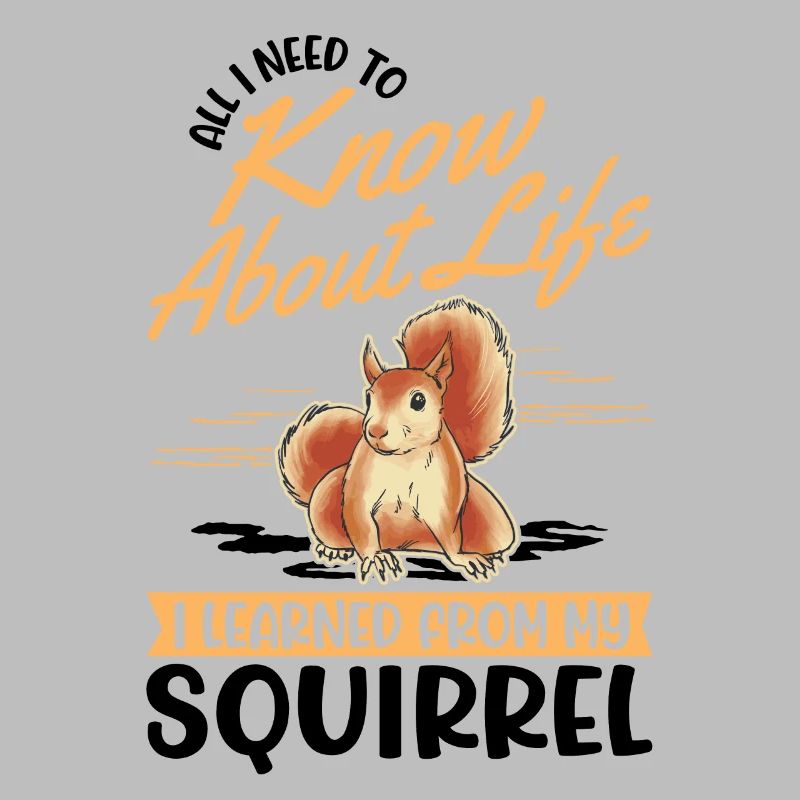 Eichhörnchen Geschenk Grauhörnchen Squirrel