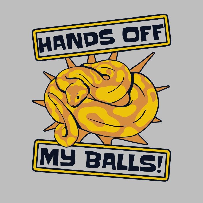Ne touche pas à mes couilles Python Snake Banana Ball