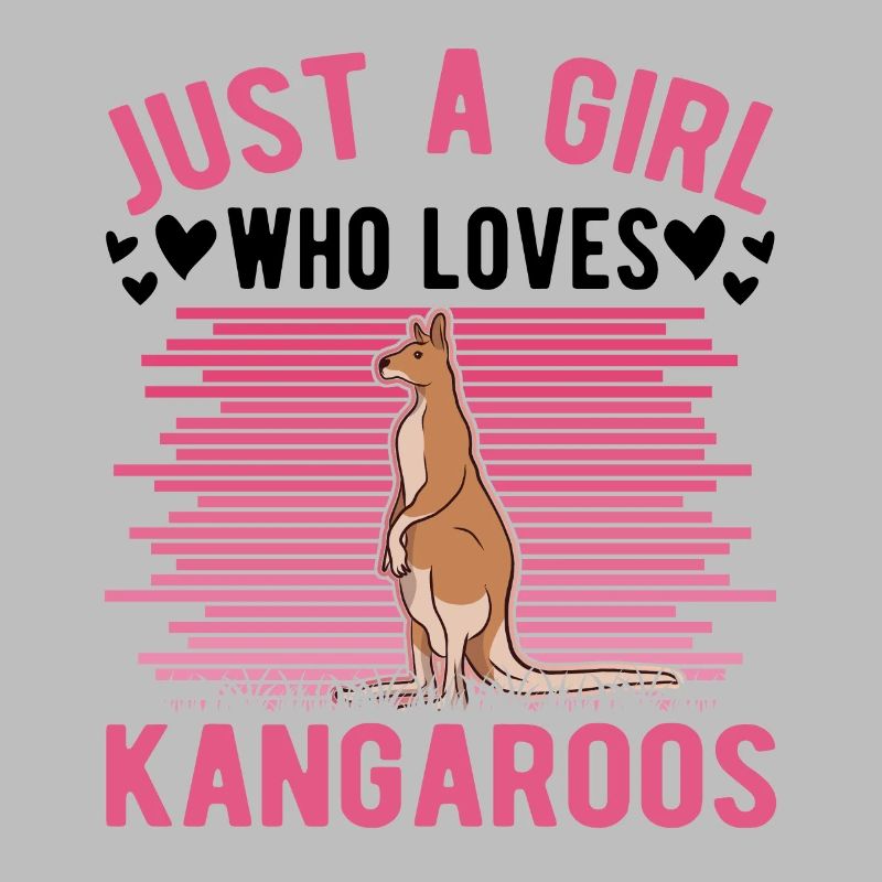 Australisches Känguru Mädchen Kangaroo