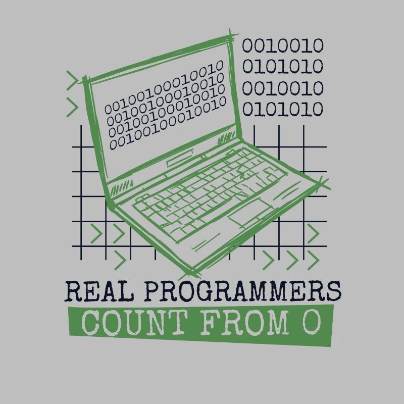 Real Programmers Count From 0 Developer Coder