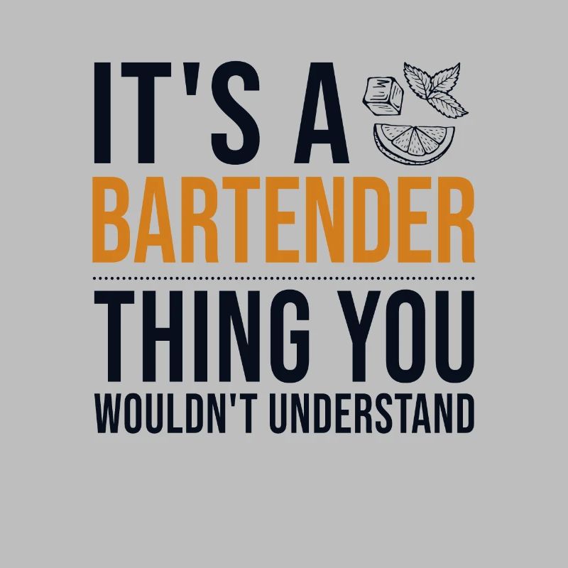 It's a Bartender Thing Barman Bartender Barmaid
