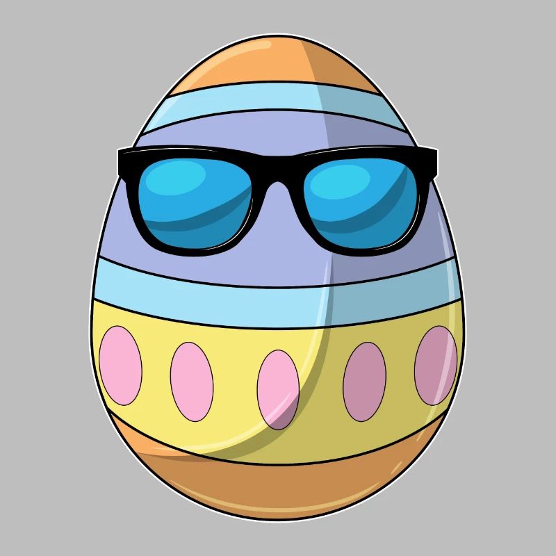 Lunettes de soleil de Pâques Easter Egg