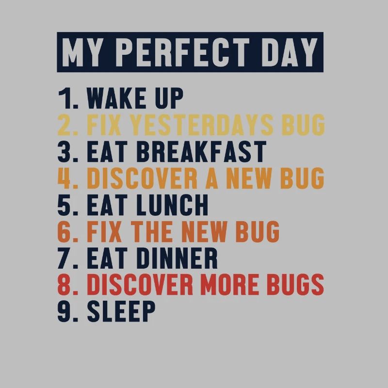 Correction de bugs Perfect Day Développeur Codeur Programmeur