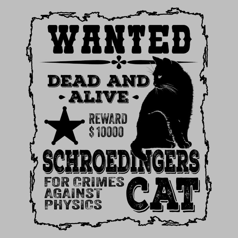 Le chat de Schrödinger Dead And Alive Physics Joke