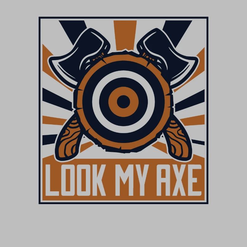 Look My Axe Axe Throwing Competition Game Axe