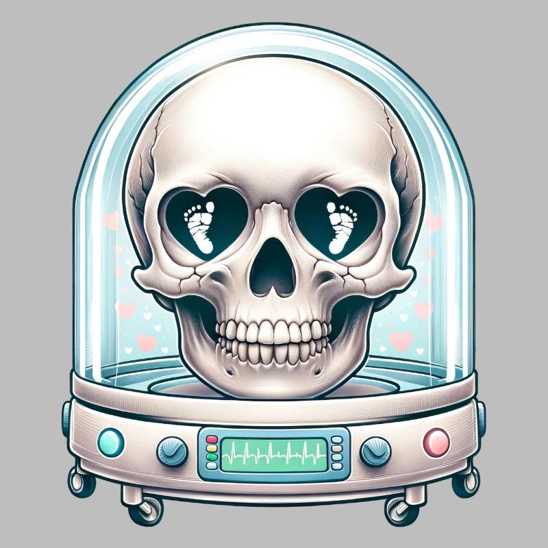 Tiny Miracles Skull Tee NICU Mom's Strength and