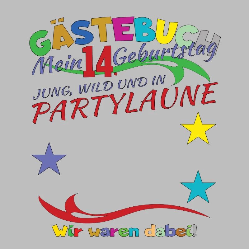 14. Geburtstag Mädchen & Junge Gästebuch