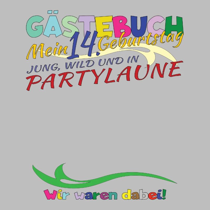 14. Geburtstag Mädchen & Junge Gästebuch