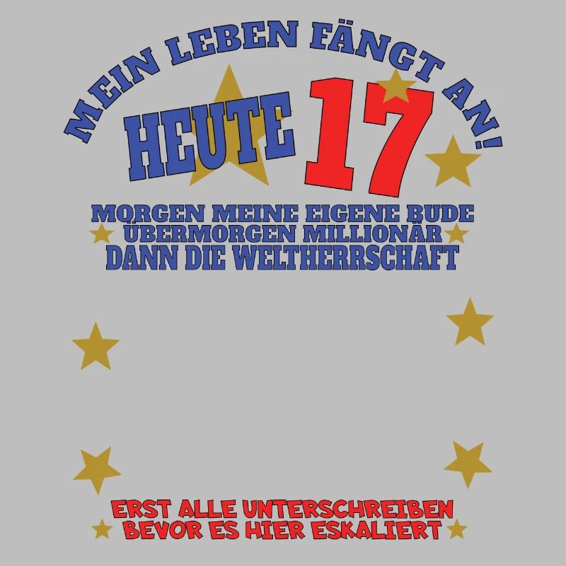 17. Geburtstag Mädchen & Junge Gästebuch