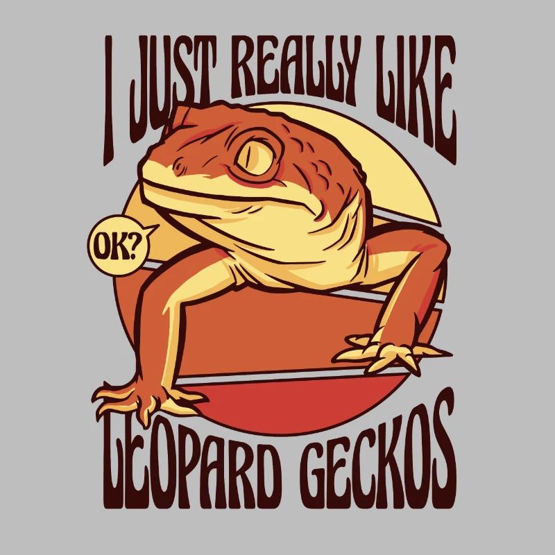 Juste comme le léopard Geckos Lézard à crête