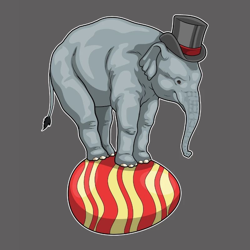 Elephant Easter Easter Egg Circus