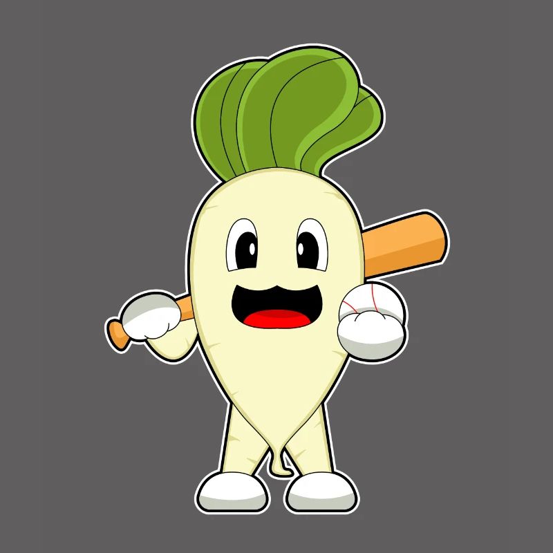 Radish Baseball Baseball Bat