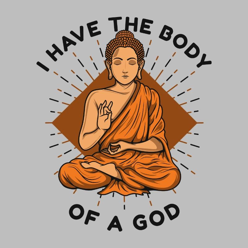 Ich habe den Körper einer buddhistischen Gott-Symbol-Statue