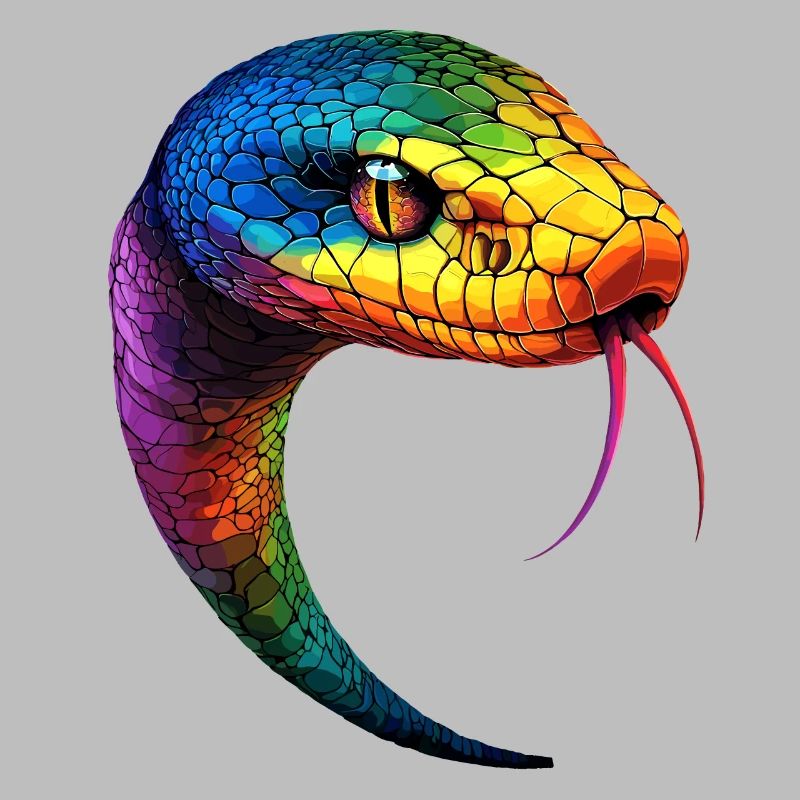 Snake Python Cobra Mamba Rattlesnake Snake