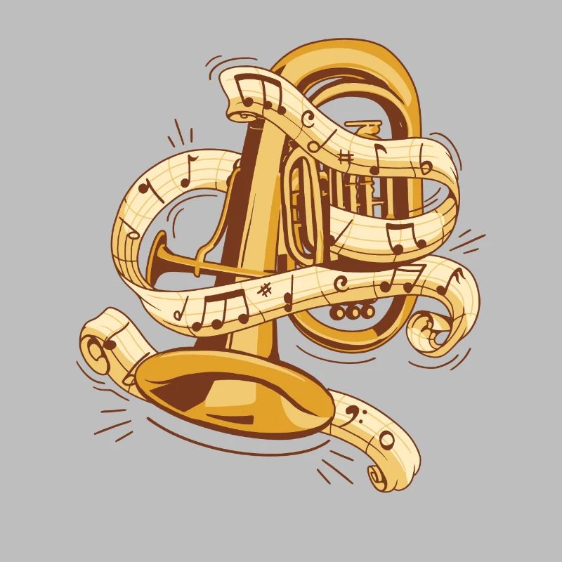 Euphonist Euphoniumist Instrument Player Euphonium