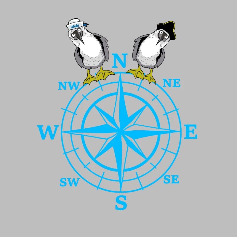 maritim Kompass Möwen Möwe