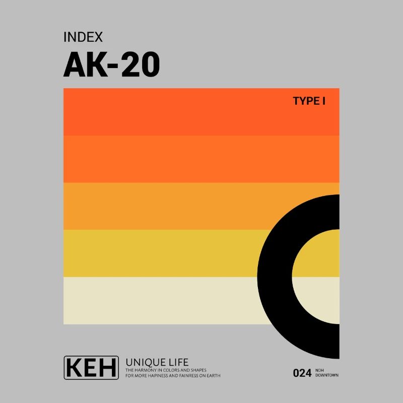 80s Design Cassette Label Motif Gradient