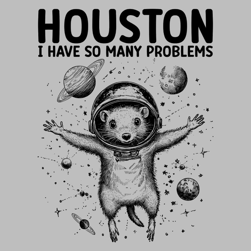 Houston I Have So Many Problems Opossum Universe