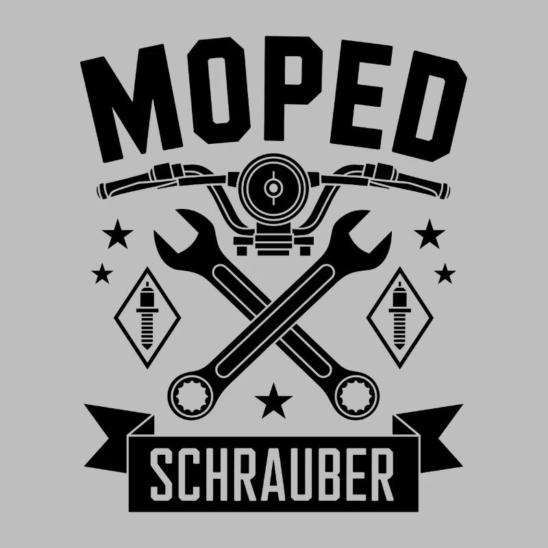 Moped Mechanic Moped Driver
