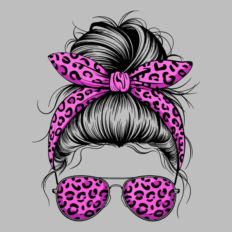 Cool Mom Life Messy Bun Mama Muttertag
