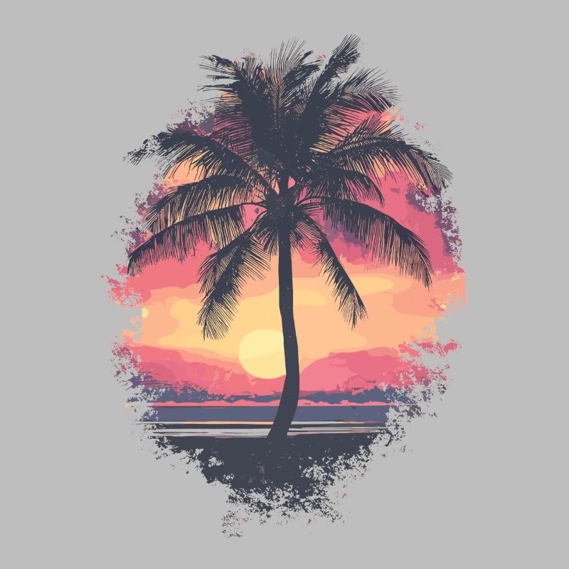 Palm Tree Sunset Summer