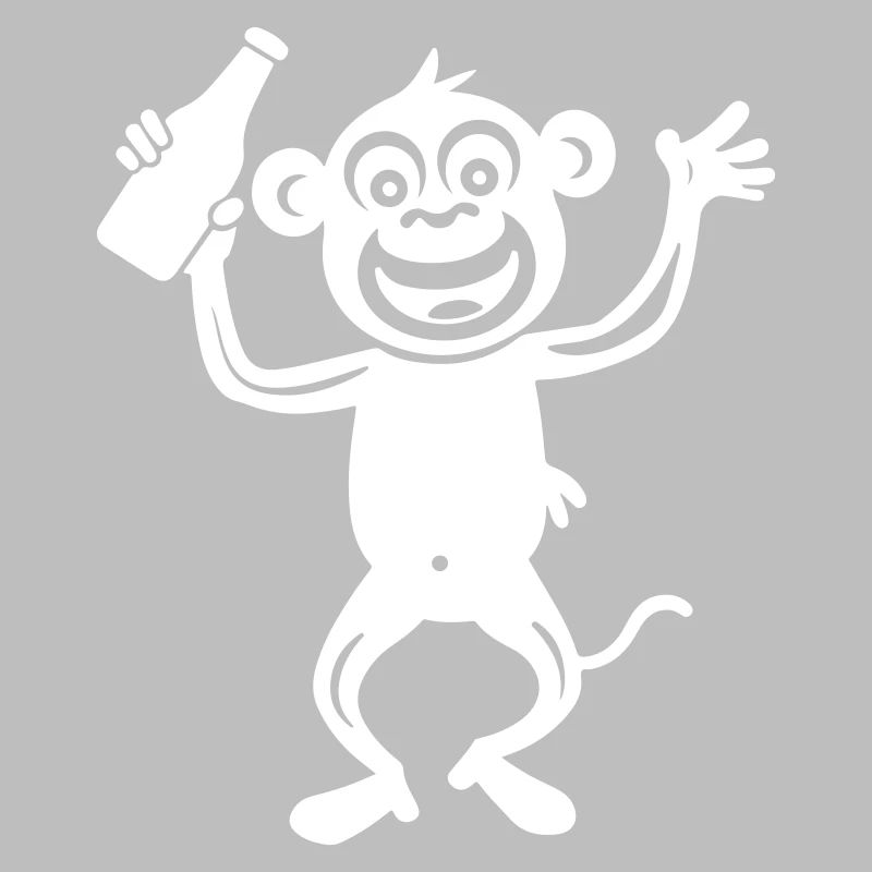 Affe Bierflasche