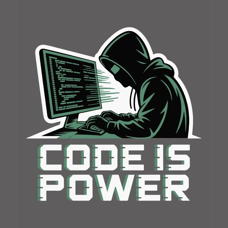 Cyber Hacker Code Infinity Design