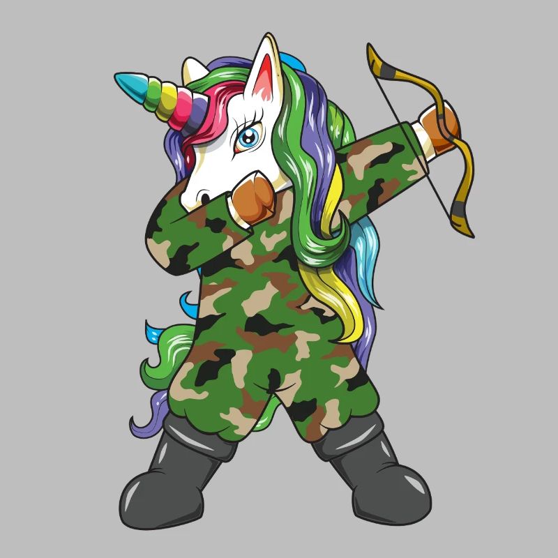 Dabbing: Einhornjäger, Tarnung, Bogenschütze, Bogenjäger, Bogenjäger,