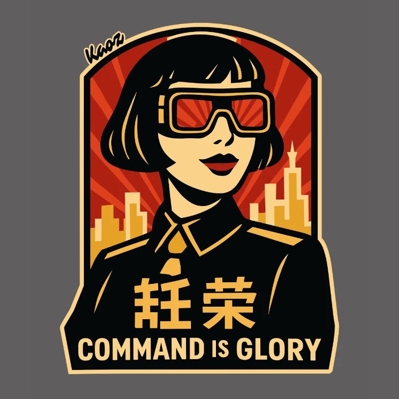 Affiche rétro de Command Is Glory