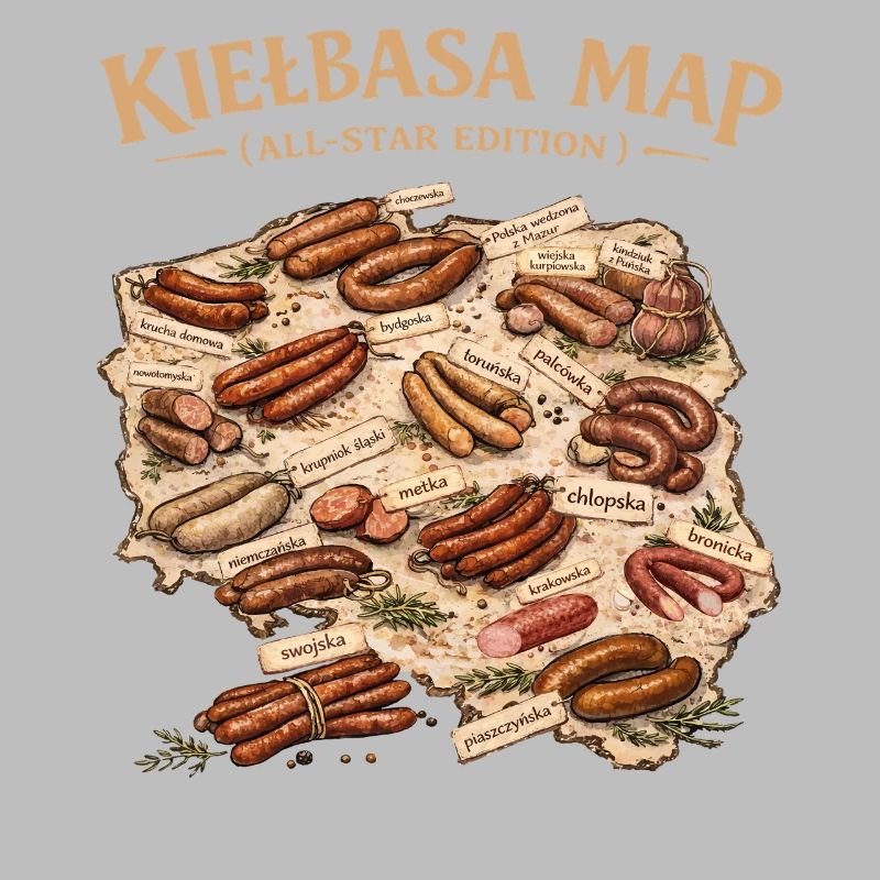 Kielbasa Map All Star Edition