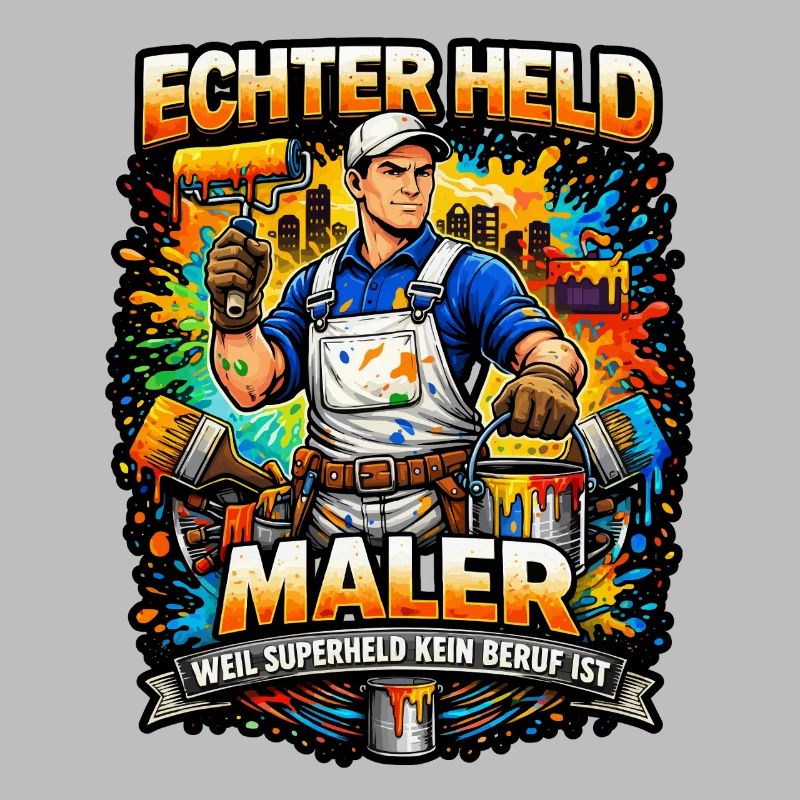 Echter Held Maler – Farbexplosion