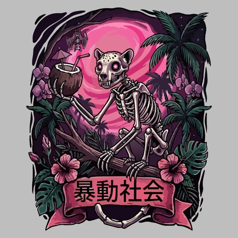 Tropical Skeleton Sunset