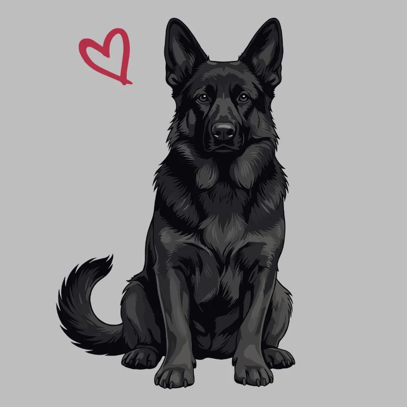 Black German Shepherd