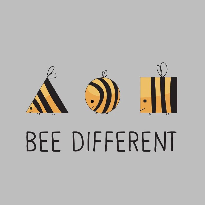 Bee Different - Sei anders mit lustigen Bienen