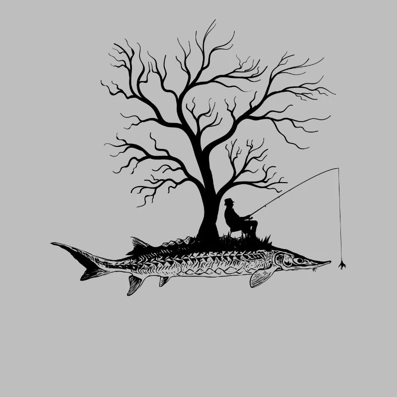 Arbre graphique - Esturgeon pêcheur