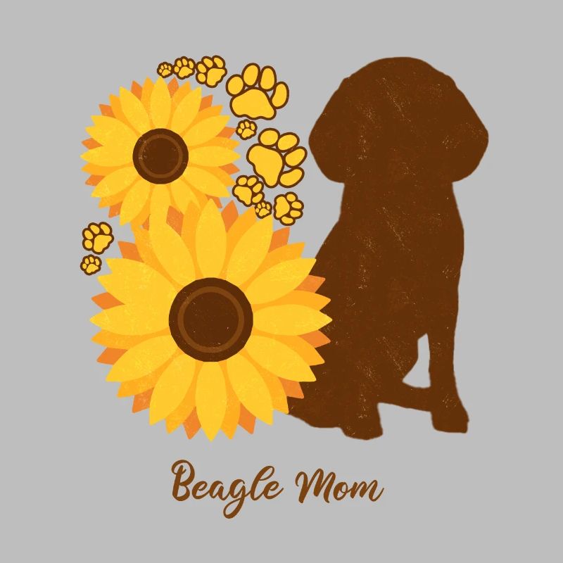 Sonnenblumenmutter - Beagle