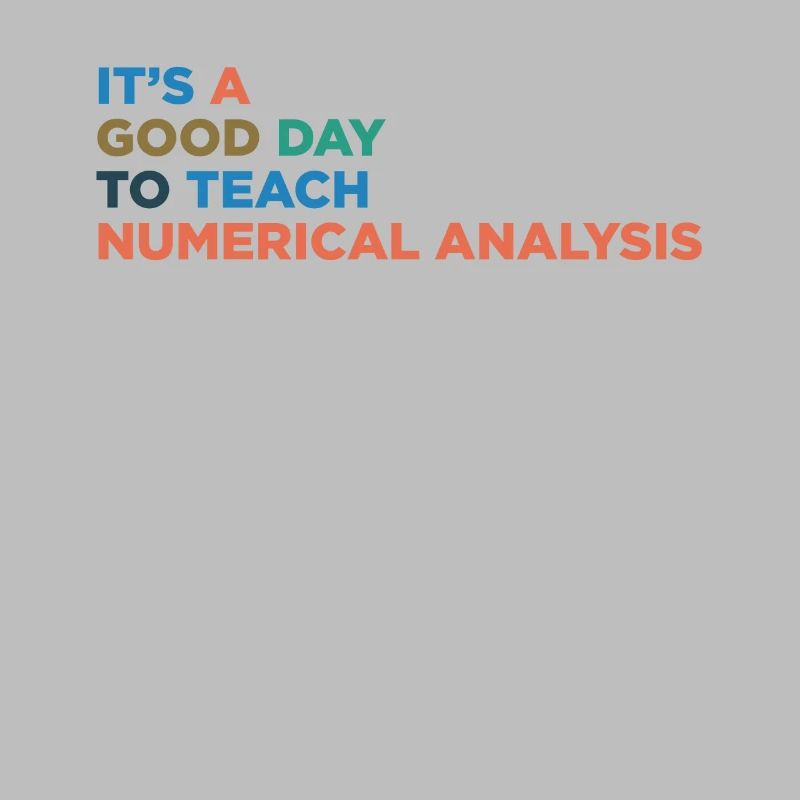Enseignant en analyse numérique