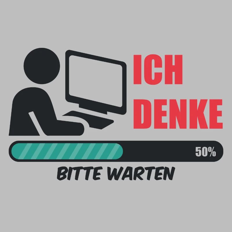 Informatiker ich denke Nerd coding Admin Geek IT