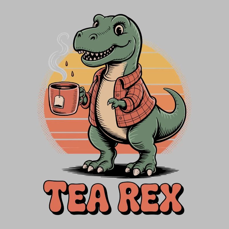 Tea Rex Dinosaur