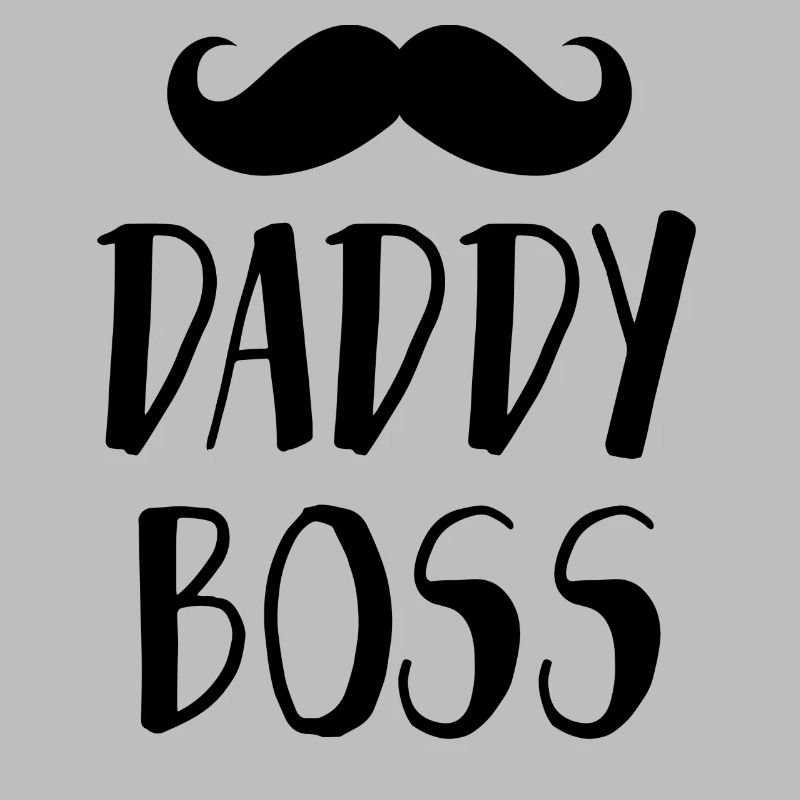 T-Shirt Daddy Boss Beard Mustache Gift Iddee