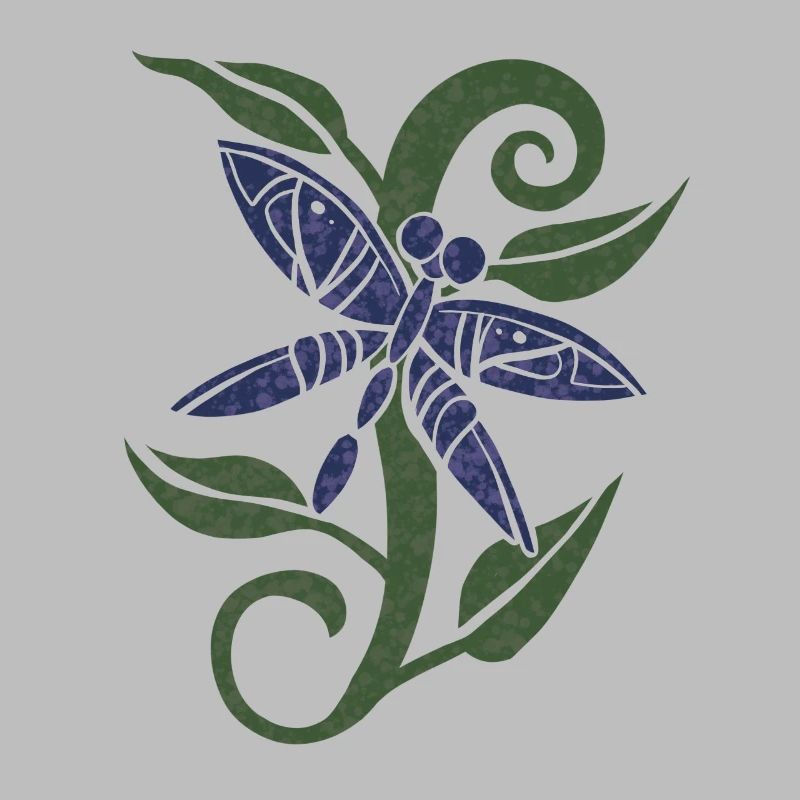 Libellule bleue