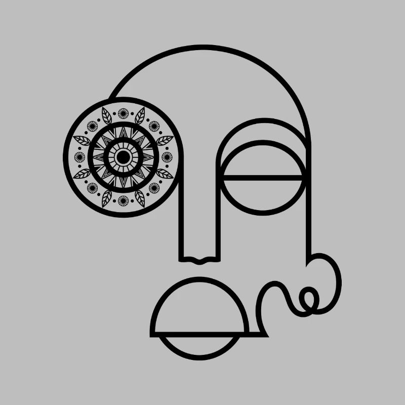 Abstract Face / Modern Abstract Face
