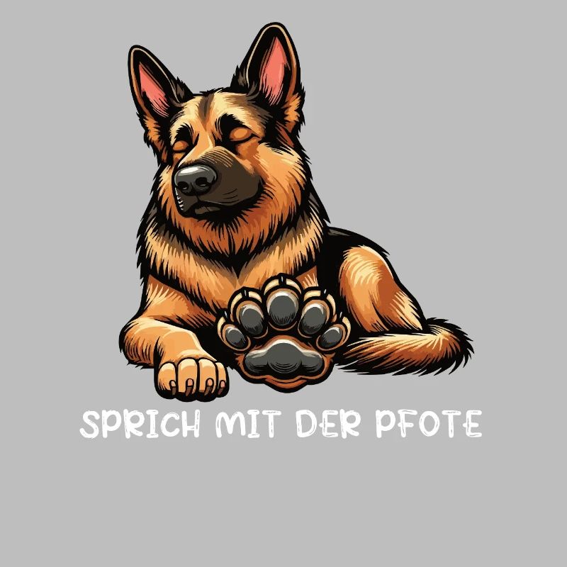 Sprich mit der Pfote Deutscher Schäferhund DSH