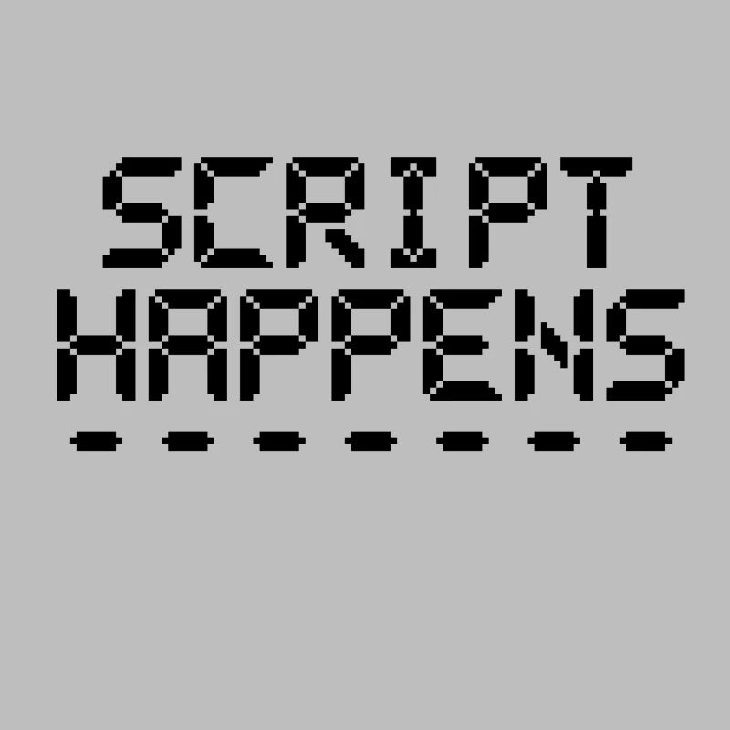 Computerprogrammierskript passiert Programmierer