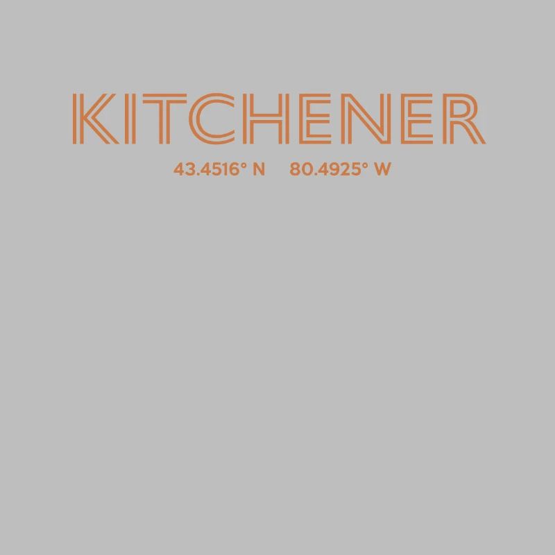 Canada City Coordinates - Kitchener