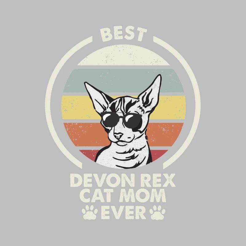 Cat Mom - Devon Rex Cat